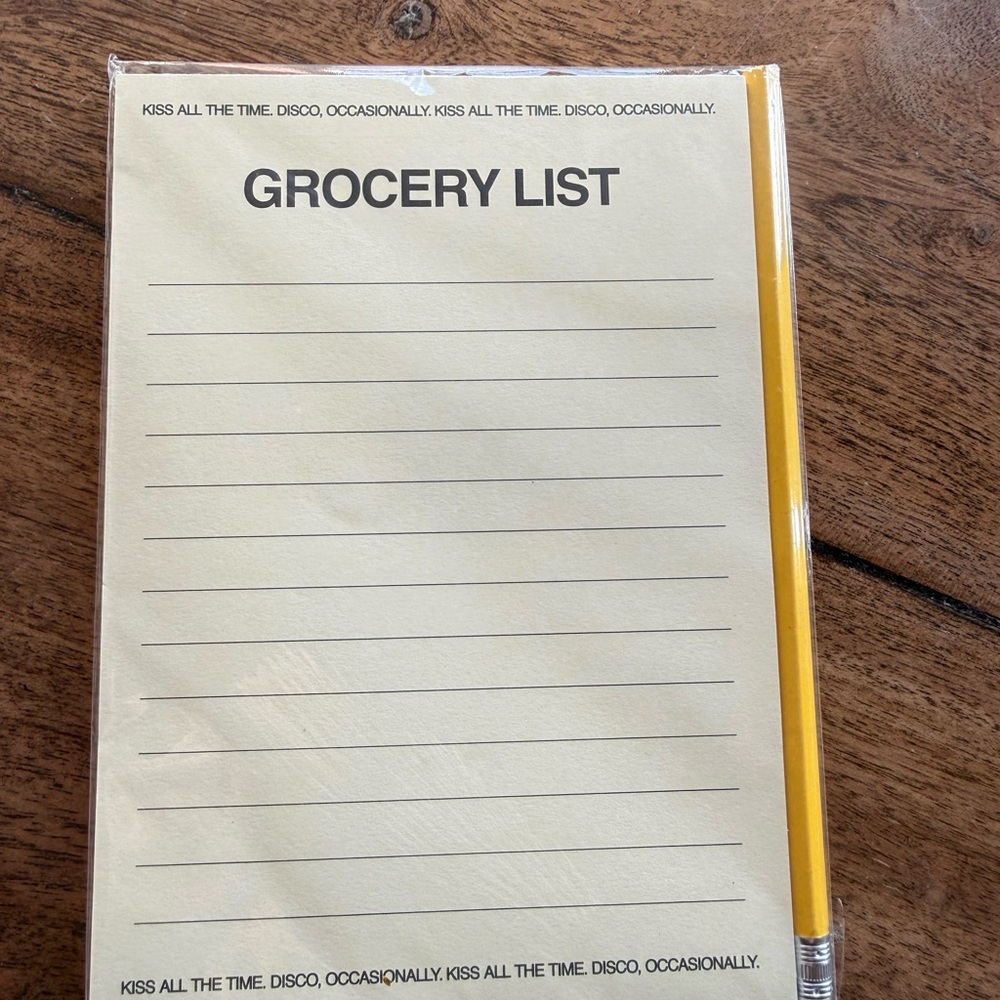 Sealed NWT Harry Styles Kiss all the Time, Disco Occasionally Merch Notepad